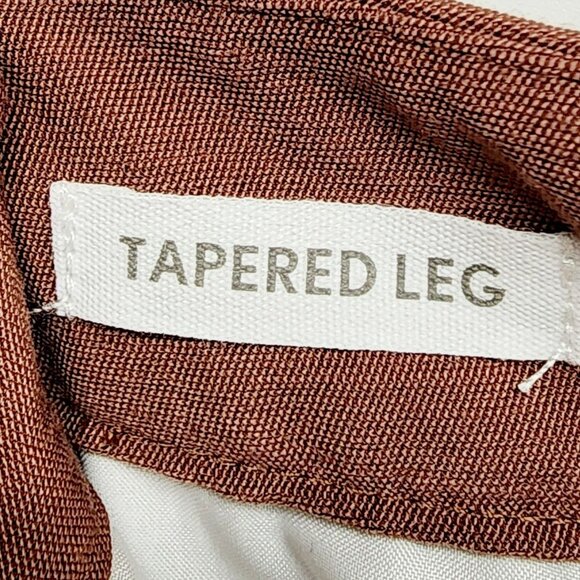 LOFT Outlet Womens Pants Tapered Leg Size 8 Rust Brown - Picture 2 of 10